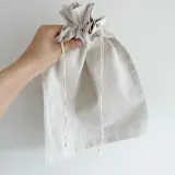 린넨 스트링 더스트백 파우치 30x40cm