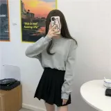 크롭 루즈핏 어반 긴팔 티셔츠
