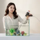 수족관 청소기 사이펀 펌프 3in1 어항 물갈이기 열대어 관리용