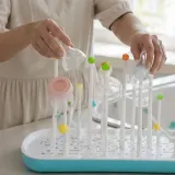 ABS 트리형 젖병건조대 물빠짐 받침대 분리세척 주방 젖병정리대