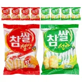 크라운제과 참쌀설병 128g+참쌀선과 115g 각5개씩