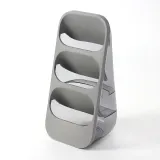 3단 물빠짐 스탠딩 수저통(그레이) 숟가락통