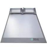 냉감 침대패드+베개커버 2p세트(180cm)(그레이)