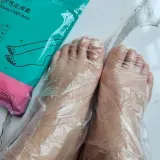일회용 비닐 발 장갑 풋커버 100매 발관리 각질케어