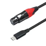 SMC303 XLR 3핀 암 C타입 녹음용 마이크 변환케이블