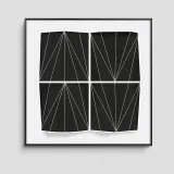 현대미술 입체 그림액자(50cm*50cm)