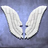 3D 입체 벽장식 천사날개 110cm (화이트)