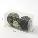 다크블루 글리터 장식볼 2p(10cm) (공작드레스)