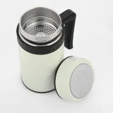 보온보냉 손잡이 텀블러 450ml 화이트 304스텐 머그컵