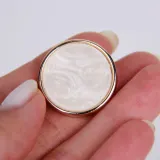 자개단추 아이보리 25mm 플라스틱단추