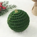 퓨어그린 패브릭 장식볼 2P(10cm) (방울도트)