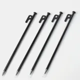 고강도 블랙 단조팩 30cm 4개 세트 타프 텐트 고정 캠핑팩