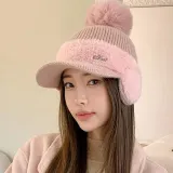 여성 방한모자 귀도리 털모자 등산 골프 챙모자 언더캡 방한용품