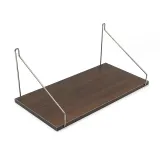 공간데코 벽선반 (40x19.5cm) (월넛) 무타공선반