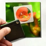 휴대용 폴딩 돋보기 확대경 포켓형 55mm 10배율