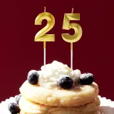 해피니스 골드 숫자 생일초 10개입 생일파티 케익초