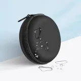 원형 이어폰 케이스 휴대용 이어폰 파우치