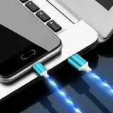 LED 발광 C타입 고속 충전케이블(1M) 데이터송신