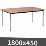 라운드모서리테이블 18000x450 사무용데스크 테이블상판 원룸테이블