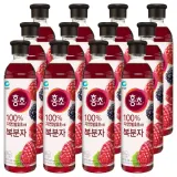 대상 청정원 홍초 복분자 900ml x 12개