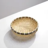 정겨운 대나무 소쿠리 25cm 인테리어 원형 바구니