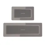 폭신한 소프트 규조토 발매트 2종세트(다크그레이)