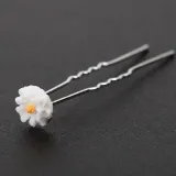 데이지 뒤꽂이 한복머리장식 올림머리핀 한복머리핀