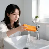 세면대 물때 제거기 주방 욕실 얼룩 청소 도구 찌든때 틈새 스크래퍼
