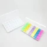 다용도 수납 보관 미니케이스 28칸 투명
