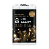 숨소프트블랙두루마리화장지 30M*30롤*3겹