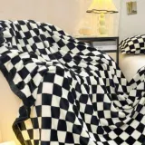 담요 무릎 담요 블랭킷 차박 극세사 체크
