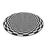 홀인 3D 입체 착시매트(80cm) 낚시매트