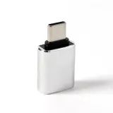 제닉트 USB 3.0 A to C타입 OTG젠더(실버) 변환젠더