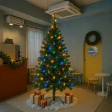 150cm 풍성한 스카치 트리 + 100구 LED 칼라전구포함