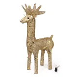 LED 반짝반짝 루돌프 사슴장식(골드) 110cm 트리장식