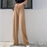 여성 밴딩 와이드 팬츠 쿨링 루즈핏바지 봄 여름 데일리팬츠