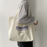 썸원 캔버스 숄더백 에코백