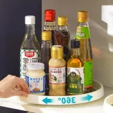 360도 회전 트레이 원형 수납함 주방양념통 정리대