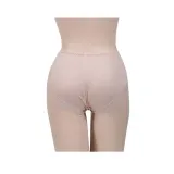 플라워 패터 밑단레이스 여성 노라인 삼각팬티 베이지