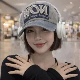 여성 데님볼캡 빈티지 워싱 캐주얼 야구모자