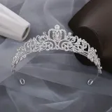 셀프 웨딩 왕관 머리띠 케이크 머리띠 생일 왕관 웨딩