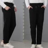 기모 트레이닝 팬츠 남녀공용 겨울 융털안감 밴딩 바지 일자 츄리닝