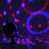 렛츠파티 USB 리모컨 사운드인식 미러볼 조명 노래방