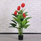 안투리움나무 조화(100cm) (레드)