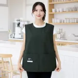 작업용 조끼 앞치마 유니폼 가벼운 무지 꽃집 카페 4색상