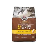 백설 찰밀가루 2.5kg 고급밀가루 수제비 칼국수 부침