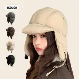 패딩 버클 겨울 캠핑 귀달이 패딩 트루퍼햇 4color