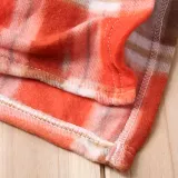 포근한 오렌지 무릎담요(110cm) / 기모 보온담요