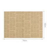레터링 크라프트 포장지 45장(70x50cm) (블랙)