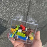 투명 아크릴 재물 저금통